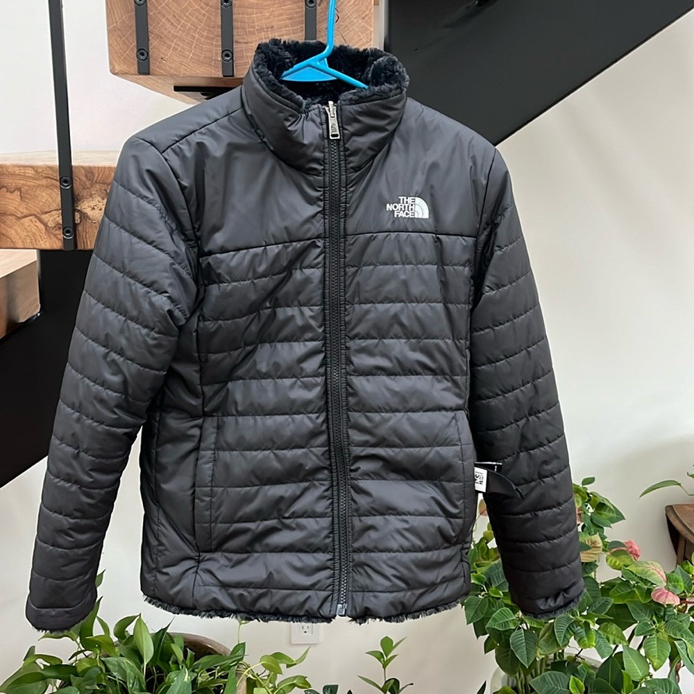 Girls’ Reversible Mossbud Jacket: size L (14/16)